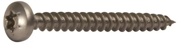 Šrouby do dřevotřísky s kulovou válcovou hlavou Torx, nerezová ocel A2 - AISI 304