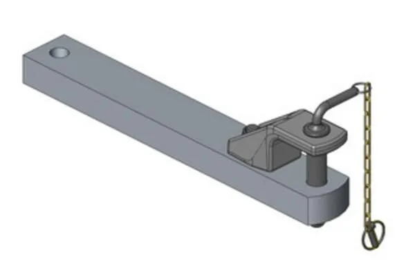 Drawbar 90x50 L640mm Cat. 2 diameter 31,5mm
