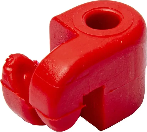 Izolátor červený pro 8 mm, 100 ks