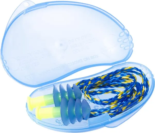 Zátky do uší modré+pásek