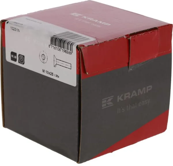 Šroub pluhu s 1 nosem M10x25 + matice