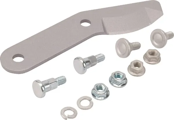 Čepel a šrouby s maticemi