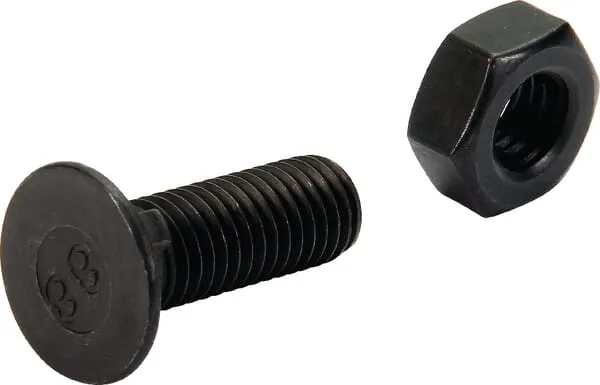 Pluhový šroub s maticí M10x30, 1 nos, DIN604 cl. 8.8