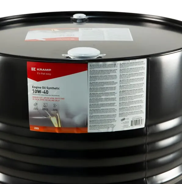 Motorový olej syntetický 10W-40, 200 l