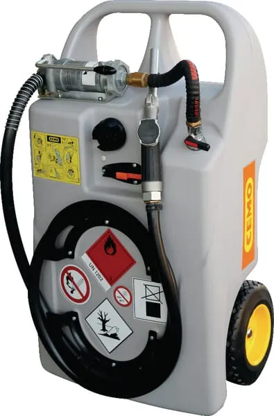 Vozík na motorovou naftu s ručním čerpadlem