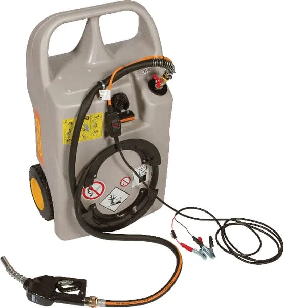 Vozík na motorovou naftul s elektrickým čerpadlem a bateriovými svorkami