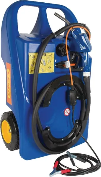 Vozík 12V s bateriovými svorkami vhodný pro AdBlue®