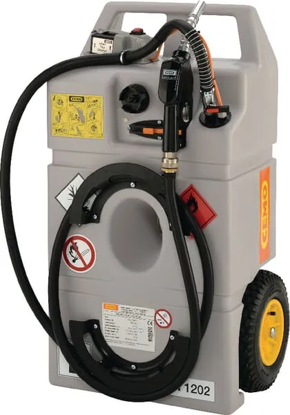 Pojízdný zásobník na naftu 100L, baterie CAS