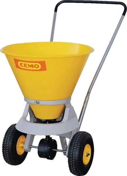 Posypový vozík s ručním řízením