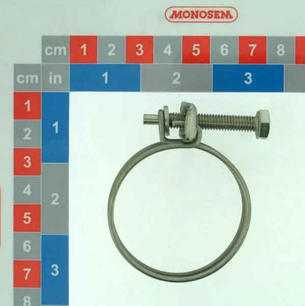 Spona Ø 40-45, nerezová ocel