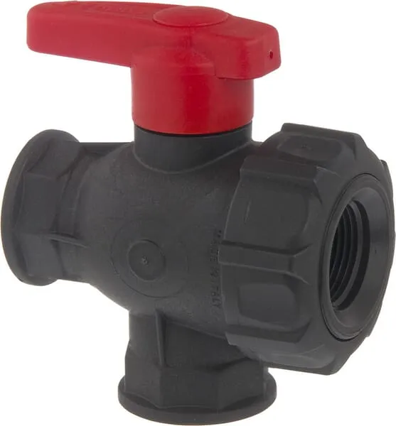 Třícestný kulový ventil 3/4"
