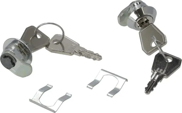 Sada zámků pro transportní bednu z lehkého kovu