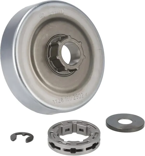 Sada ráfku a řetězového kola 3/8, 7 zubů