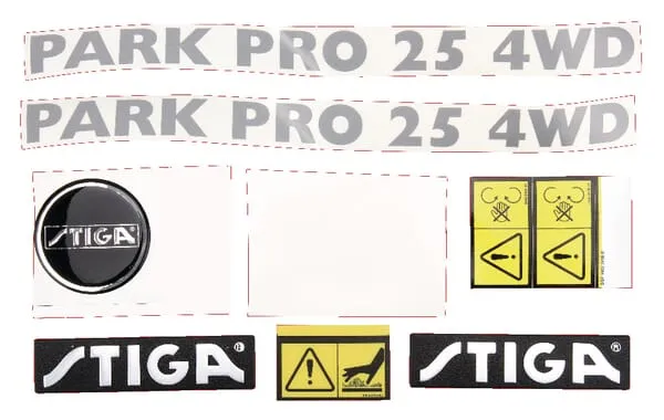 Set samolepek Park Pro 25 4WD