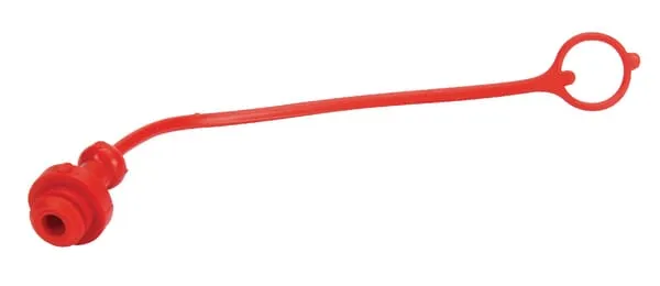 Plastová zátka červená