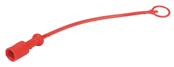 Plastická krytka červená