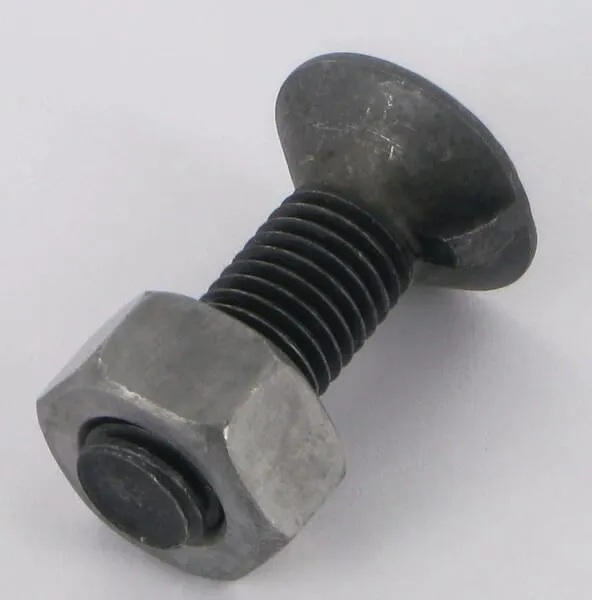 Pluhový šroub s 1 nosem M11x35 + matice