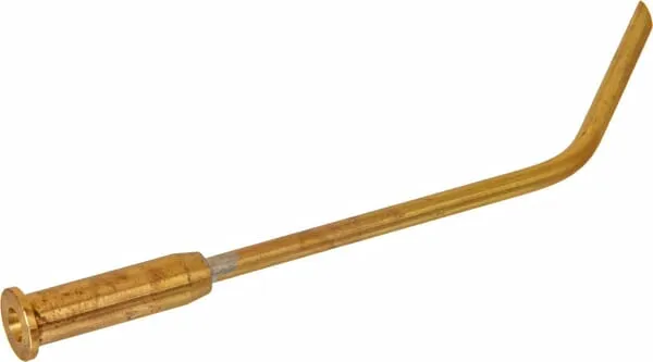 Vstřikovací jehla zahnutá 2 mm