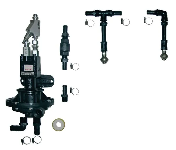 Interní čištění nádrže, hydraulický pohon