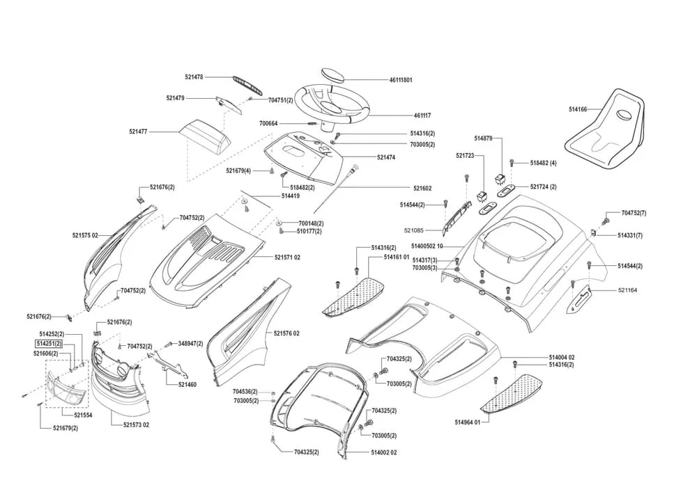 Karosérie pro AL-KO typ PowerLine T20-102HDE
