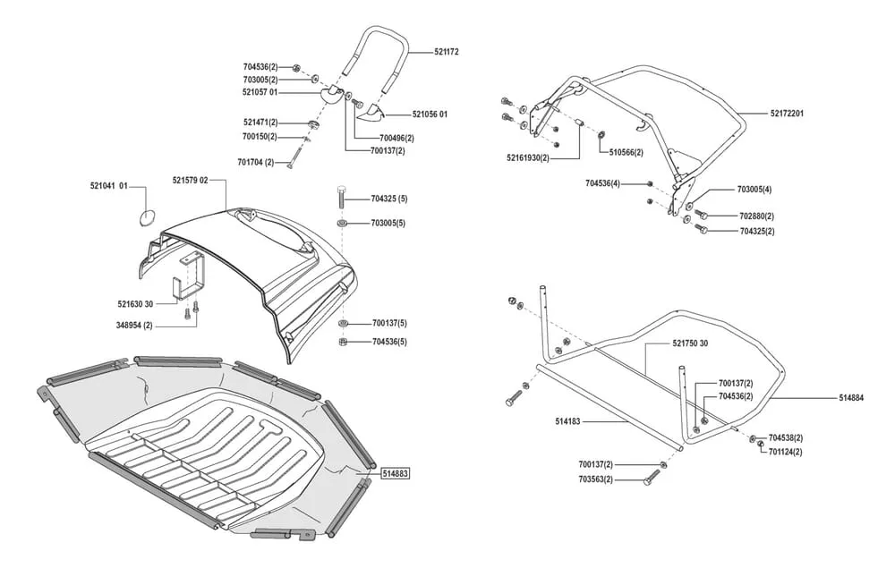 Zařízení k zachycování trávy pro AL-KO typ PowerLine T20-102HDE