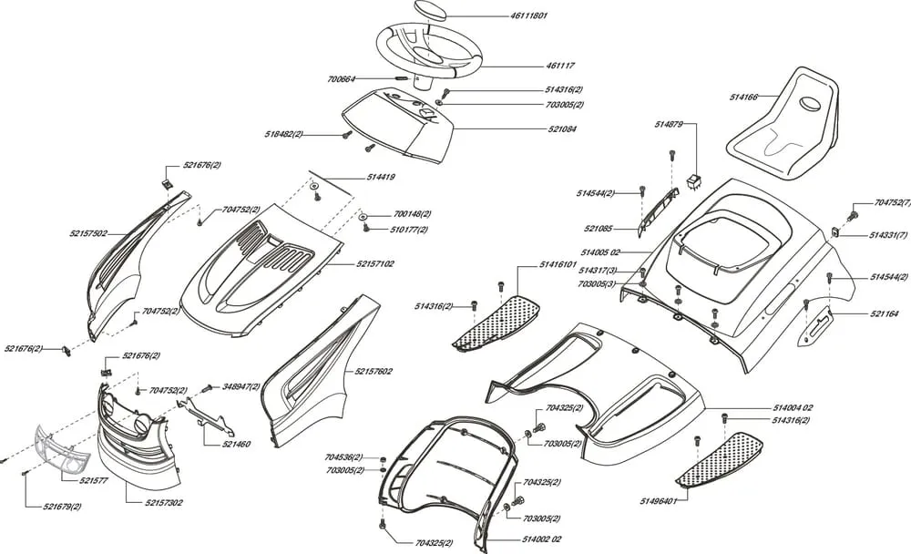 Karosérie pro AL-KO typ PowerLine T16-102SP-H