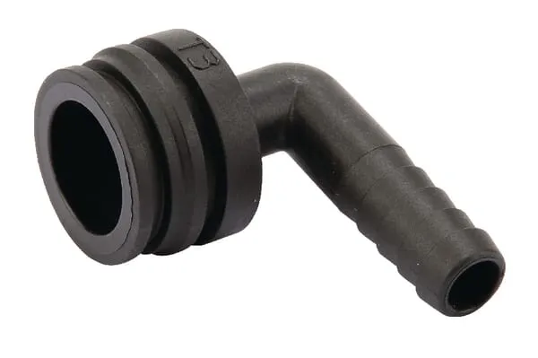 Hadicová přípojka 90° 13 mm s vnějším připojením T3