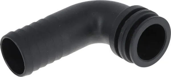 Hadicová přípojka 90° 30 mm s vnějším připojením T4