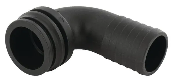 Hadicová přípojka 90° 40 mm s vnějším připojením T6