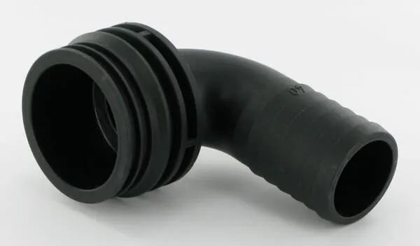 Hadicová přípojka 90° 40 mm s vnějším připojenímu T7