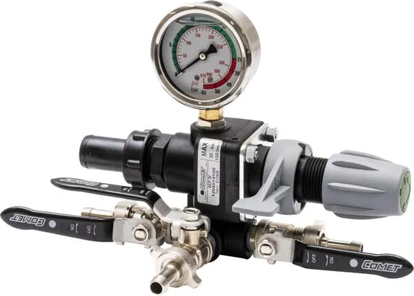 Regulátor tlaku, 3 výstupní otvory