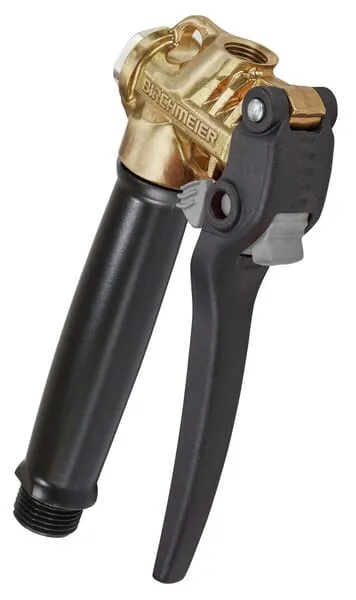 Mosazný ruční ventil KB, holý, poniklovaný, G 1/4", Viton, 20 barů