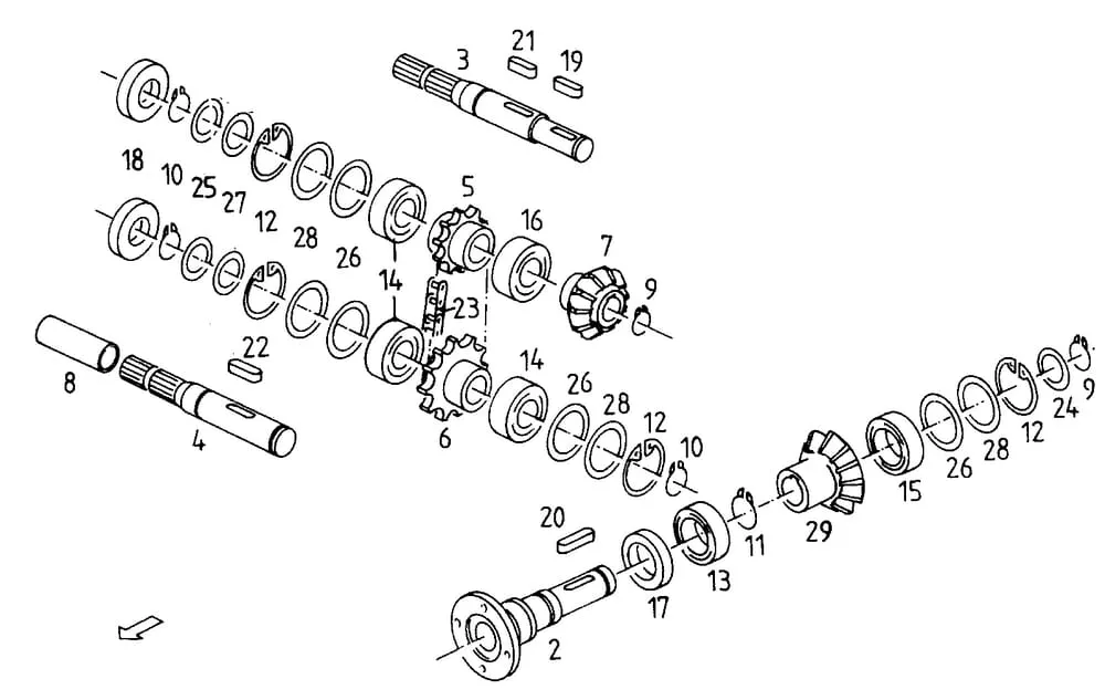Čechrač a mačkač pohon 550/730 U/min