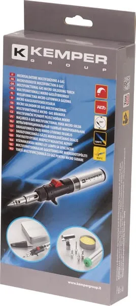 Sada s plynovou páječkou Kemper