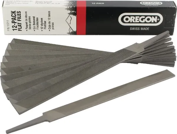 Pilníky na pilové řetězy, ploché, 150 mm, 12 ks