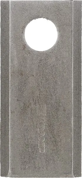 Nůž rotační sekačky rotace vlevo / vpravo 103 x 48 x 4 mm; otvor Ø 19 mm; vhodný pro Fella; 25 ks/bal.