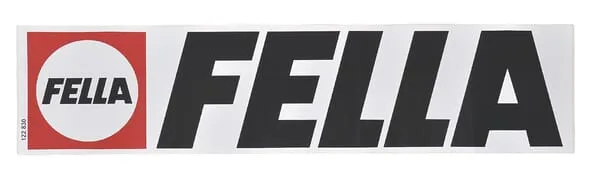 Štítek Fella 120x510