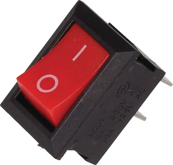Přepínač zap/vyp SBL260H červ.