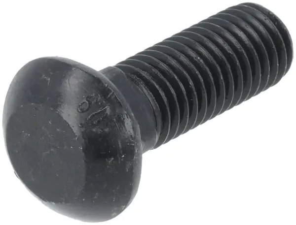 Šroub pluhu s klenutou čtvercovou hlavou 12 x 35, 10.9, s maticí