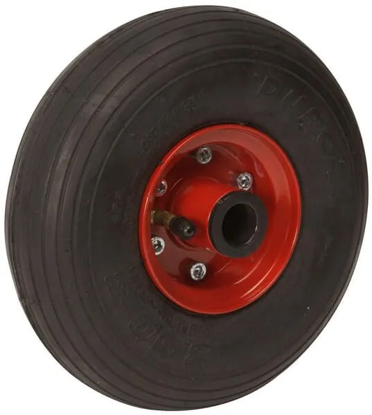 Fork wheel with glide bearings