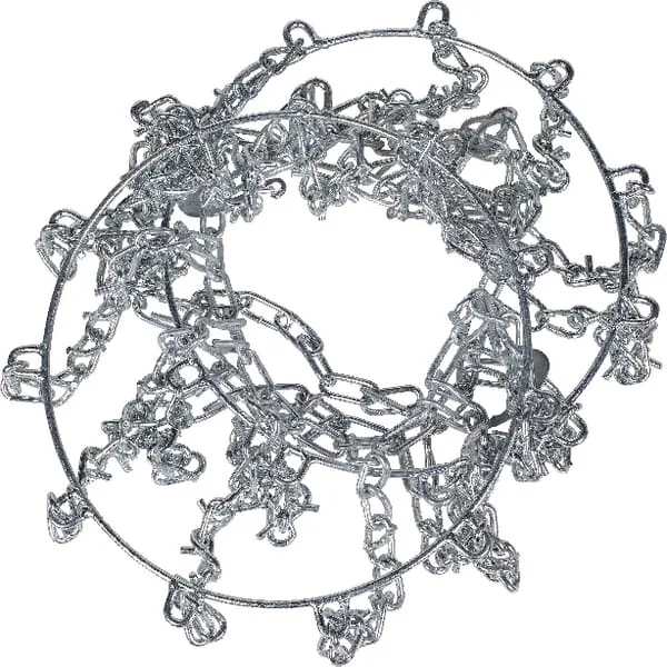Sada sněhových řetězů 17x8,00-8, 2 ks
