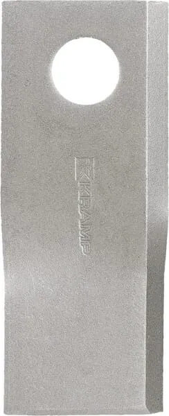 Nůž rotační sekačky rotace vlevo 118 x 48 x 4 mm; otvor Ø 19 mm; vhodný pro Fella; 25 ks/bal.