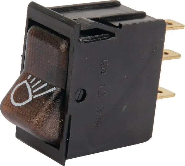 Kolébkový spínač, 0-I, vypnuto-zapnuto, 5pólový, světla