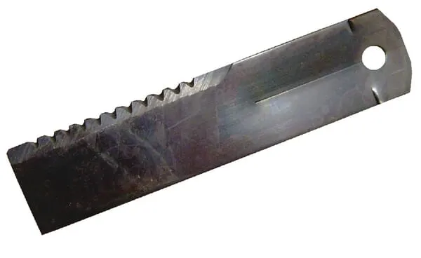 Nůž drtiče slámy 175 x 40 x 3 mm, Ø 11 mm