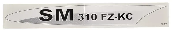 Štítek SM 310 FZ-KC R Fella