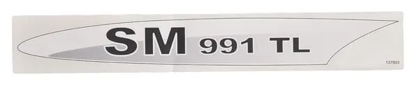 Štítek „SM 991 TL“ l. Fella