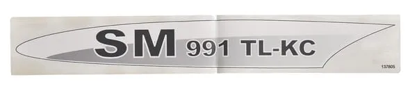 Štítek „SM 991TL-KC“ l. Fella