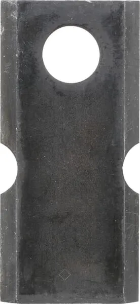Nůž rotační sekačky rotace vlevo / vpravo 110 x 50 x 4 mm; otvor Ø 20,5 mm; vhodný pro Kongskilde JF / Stoll; 25 ks/bal.