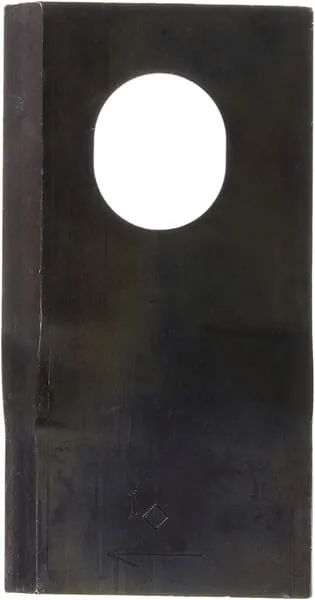 Nůž rotační sekačky rotace vpravo 92 x 48 x 4 mm, ovál otvor 24 x 20 mm, vhodný pro Kongskilde JF / Stoll, 25 ks/bal.