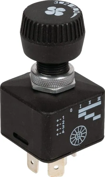 Spínač pro motor ventilátoru